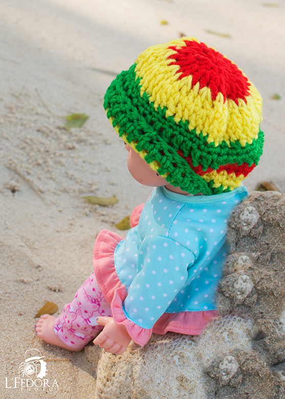Elaine's - Caribbean Crochet Baby Tams