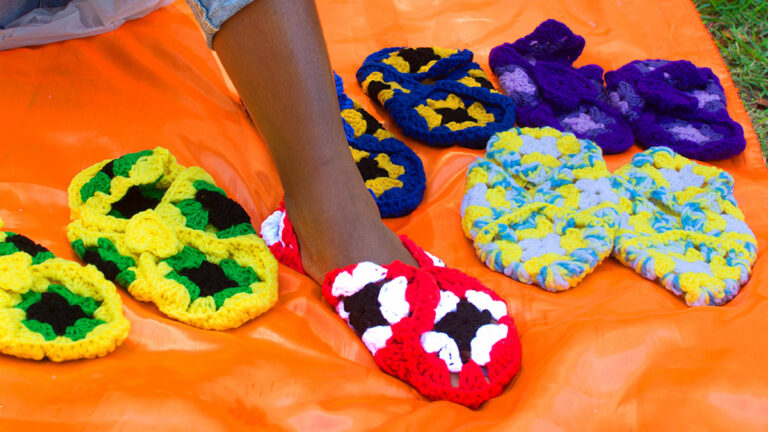 Elaine's Caribbean Crochet - Bedroom Slippers