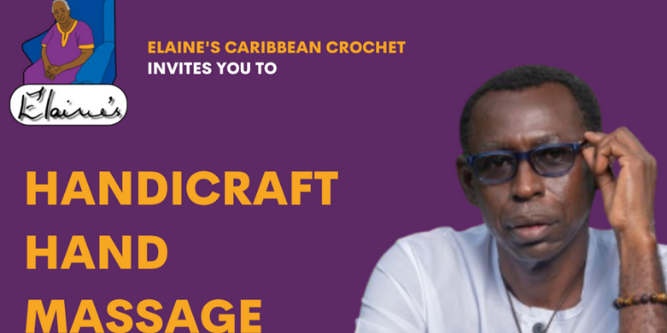 Caribbean Crochet-Handicraft Hand Massage Webinar banner