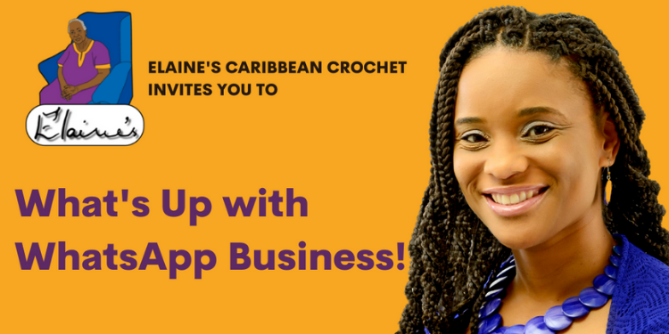 Caribbean Crochet - WhatsApp Business Webinar banner