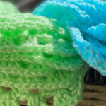 caribbean crochet-blue and green crochet pattern