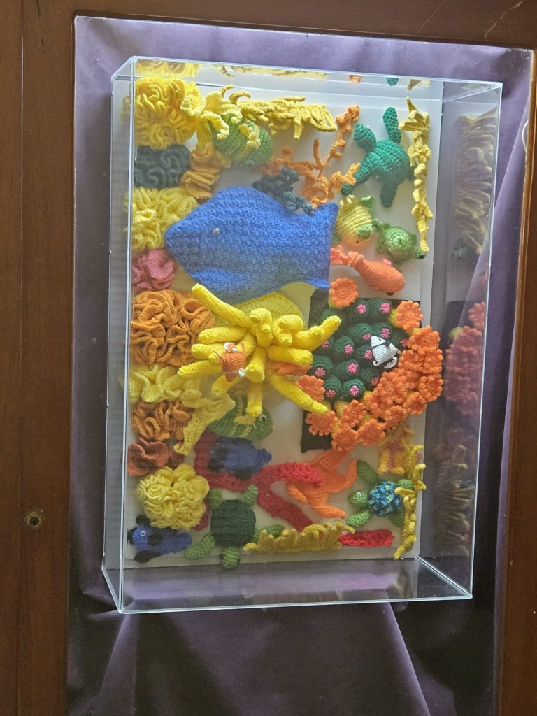 Living coral reef donation to the Barbados Garrison Museum